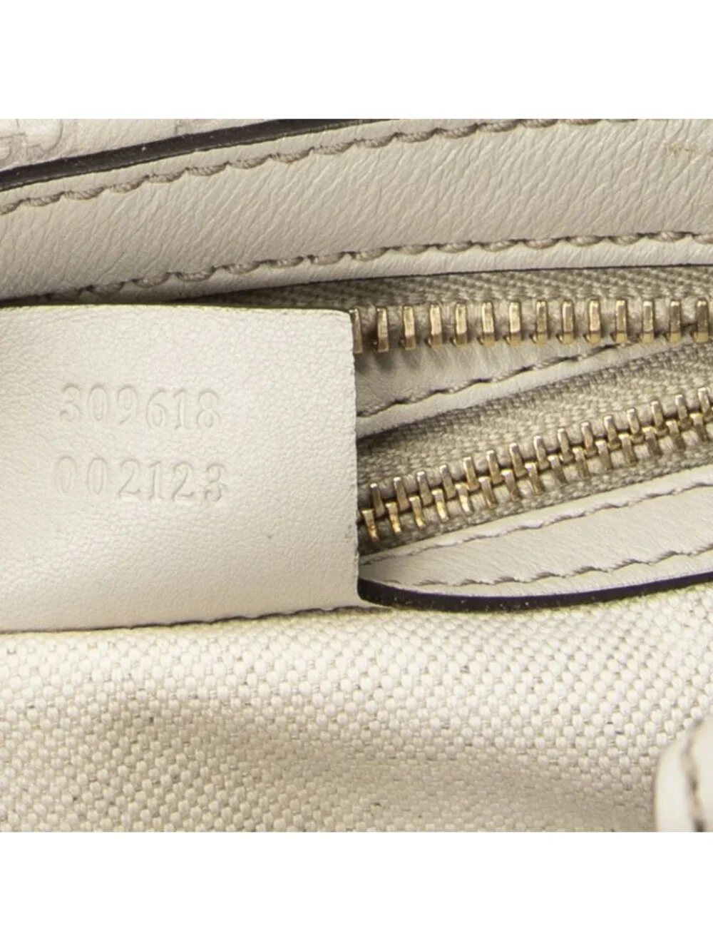 Gucci Nice Hobo Ivory Micro Guccissima Leather